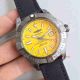2017 Swiss Replica Breitling Avenger II Seawolf Yellow Dial Nylon Strap (2)_th.jpg